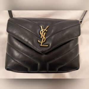 YSL Toy Loulou Quilted Monogram Leather Crossbody Bag